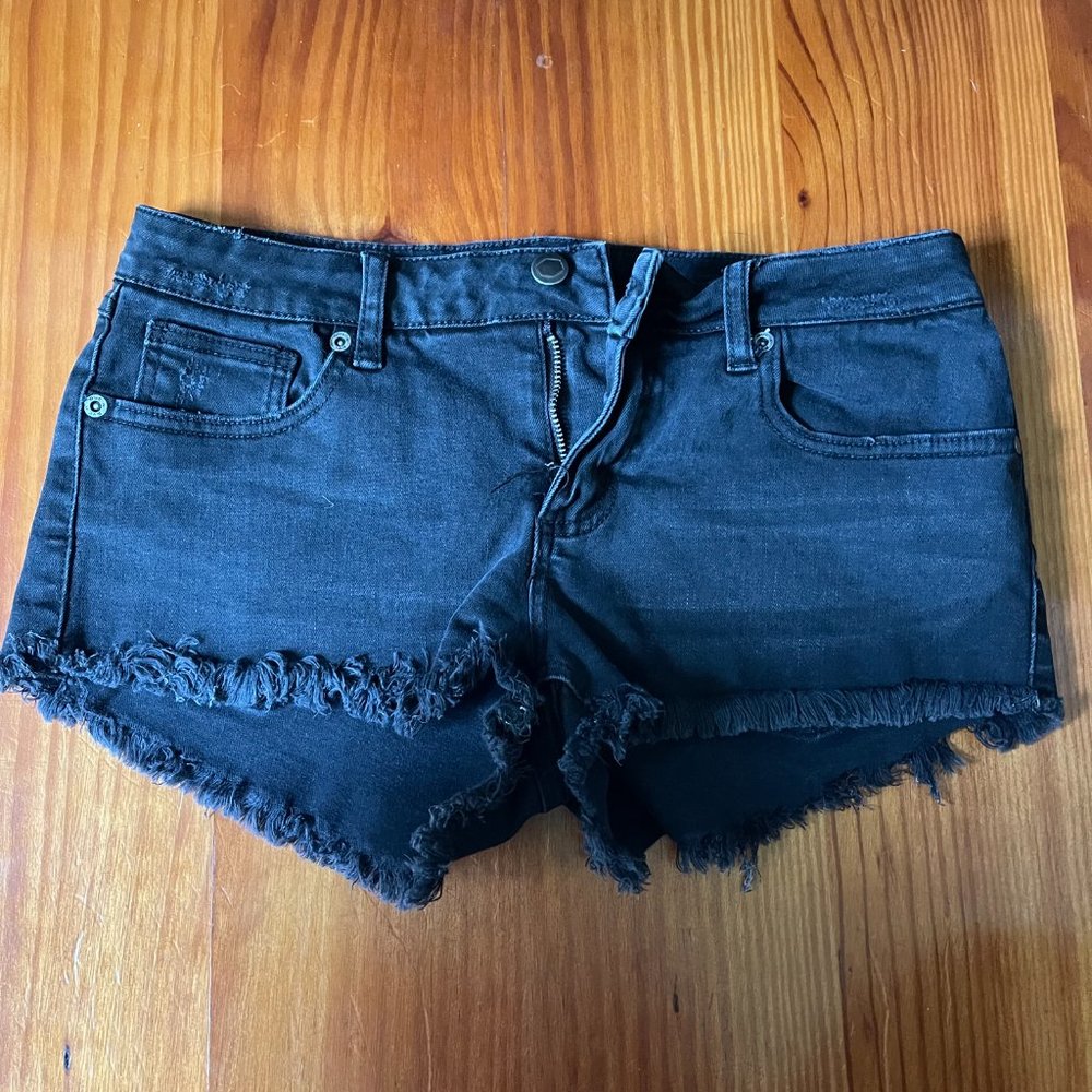 RVCA Black Jean Shorts